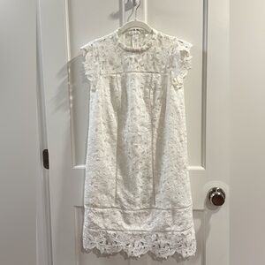 Vineyard Vines White Lace Dress